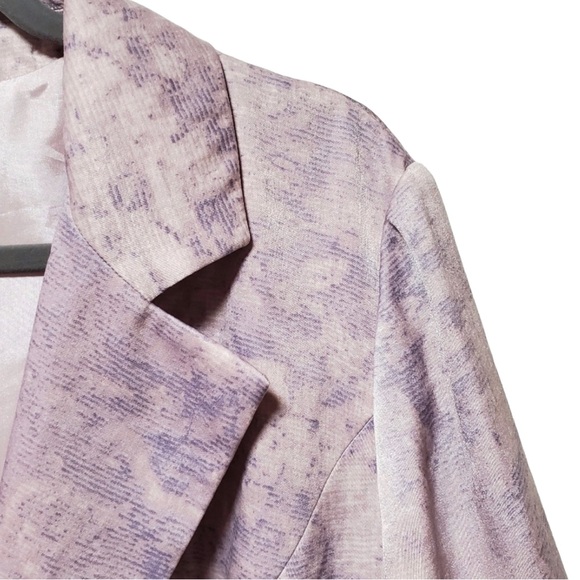 NWOT Coldwater Creek Lavender Marble Suit Jacket - Picture 3 of 3